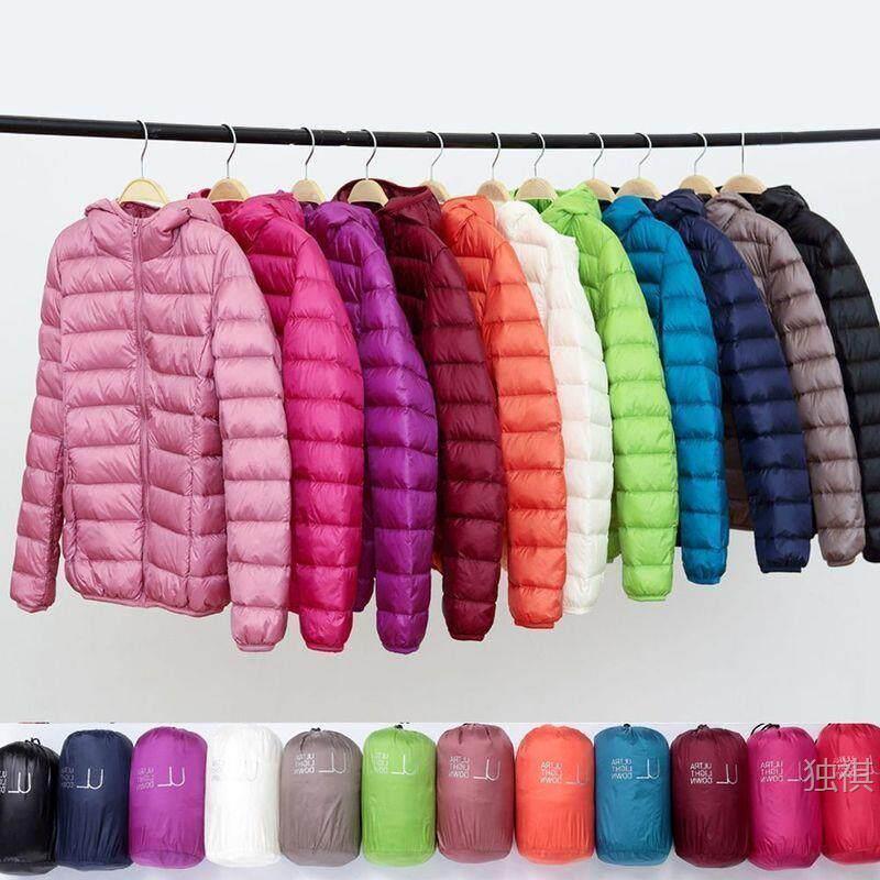 New Large Size down Cotton Jacket with Stand Collar, Korean Style, Slim Fit, Warm, Lightweight, Short Coat