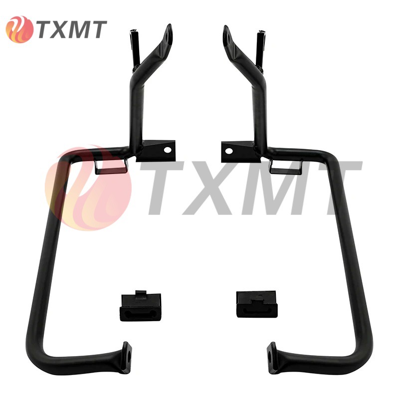 Suitable for Harley Road King Street Big Glide Modified Rear Box Rear Bumper Tail Box Guard Bracket 09-13 Years