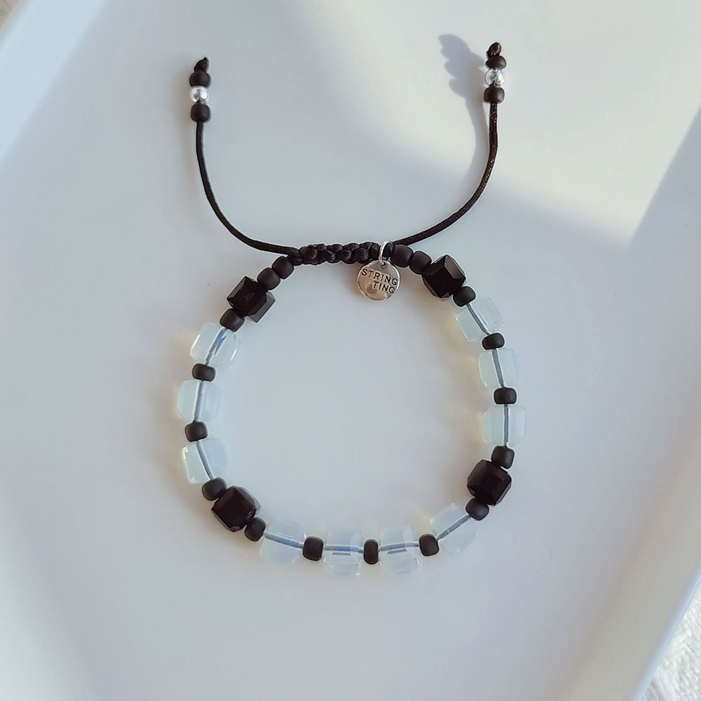 Fashion Square Artificial Crystal Knitting Womenu0027S Bracelets 1 Piece