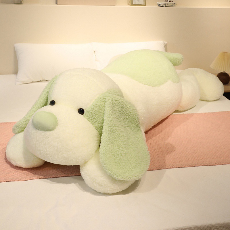 Perro dormido, peluche, animales al por mayor, juguetes lindos, almohada de peluche, almohada de peluche, cama de perros, niñas