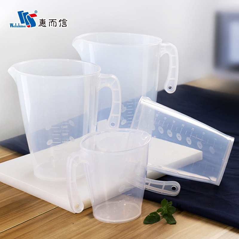 量杯食品级塑料透明带刻度量筒厨房烘焙工具奶茶大容量加厚5000ml|ru
