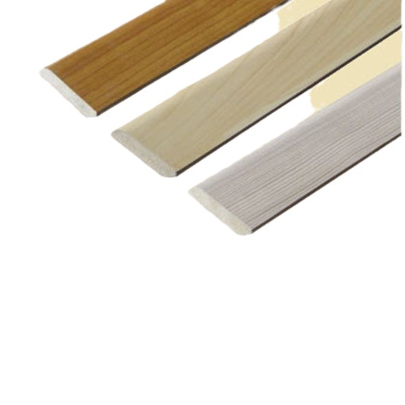 Adhesivo de tablero de densidad reforzado de exportación, borde de zócalo, tira en forma de T, tira de piso con hebilla de presión, madera de forma irregular image 6