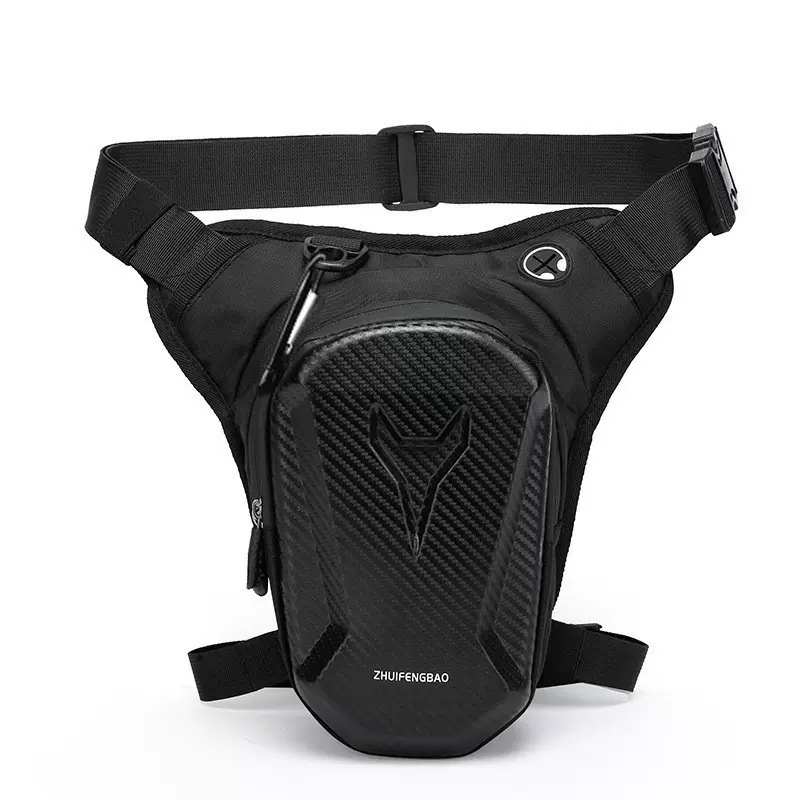 时尚骑士摩托车腿包骑行包机车斜挎包男腰包外送跨包骑行背包防水