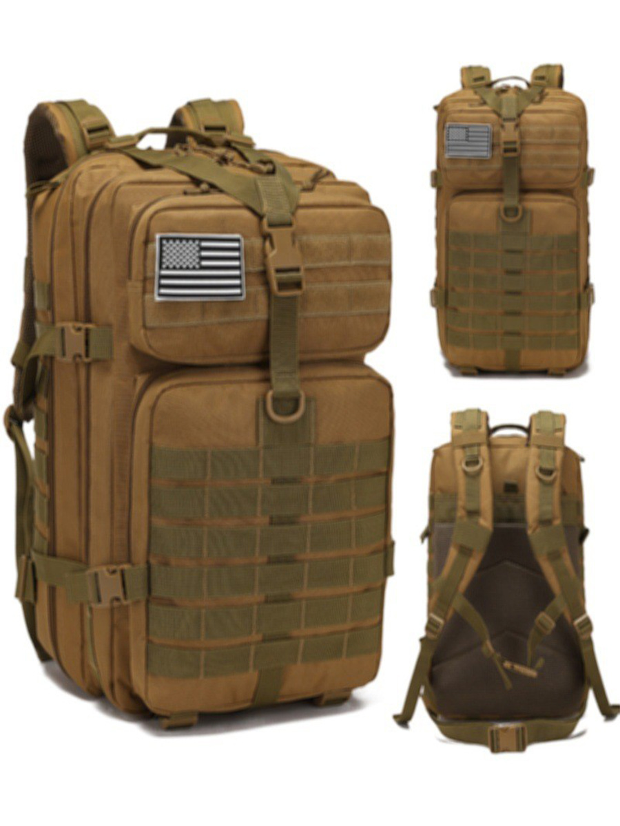 Tactical 3P mochila transfronteriza de gran capacidad 45L deportes al aire libre montañismo senderismo militar fans impermeable militar mochila