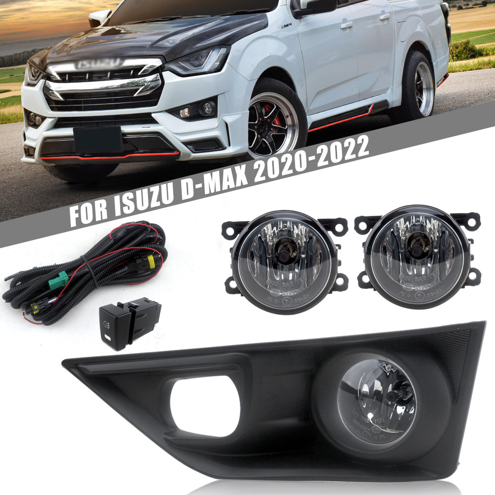 Aplicable a ISUZU 20 / 21 / 22 nuevo D-MAX conjunto de lámpara de niebla delantera de luz diurna de halógeno lámpara de barra delantera