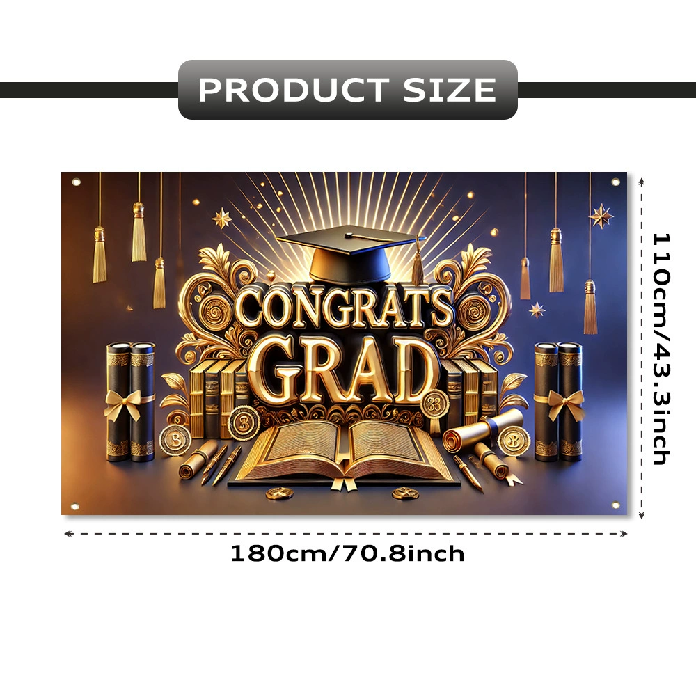 Годичный баннер Background Cloth Decoration Hanging Cloth Banner Customized