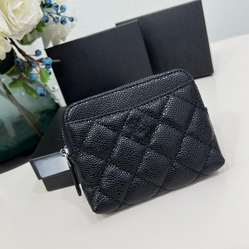 本革ショートカードバッグ女性小香風2024新超薄型カードケース名刺入れ本革ミニ小銭入れ