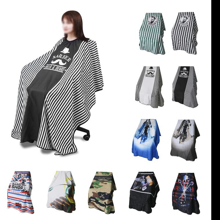 Manufacturers in stock salon hair cutting cloth non-stick hair European and American simple style ink haircut tools trend