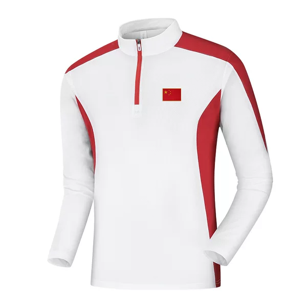 Chinese team spring and autumn school uniform for middle school students couple Sports single-layer men's and women's pullover training quick-drying sportswear