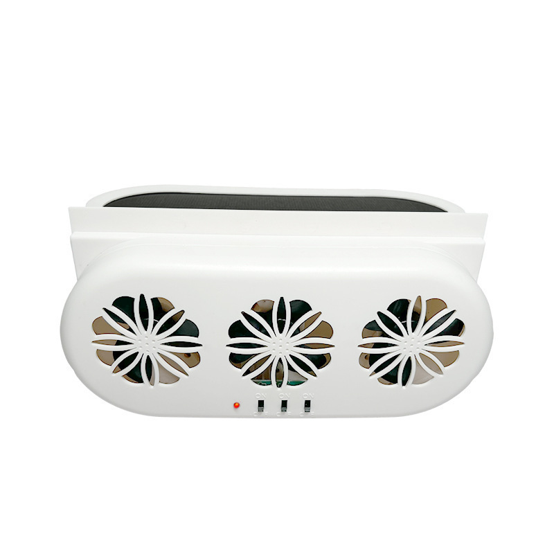 ゾンホンゾンホン ソーラーカーファン 新型USBインターフェース 車載ファン 車内冷却器 空気循環|undefined