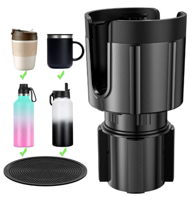 Car Mobile Phone Water Cup Holder Multi-Functional Water Cup Holder Car Mobile Phone Holder Two-In-One Drink Holder (Car phone holder) - single-cup