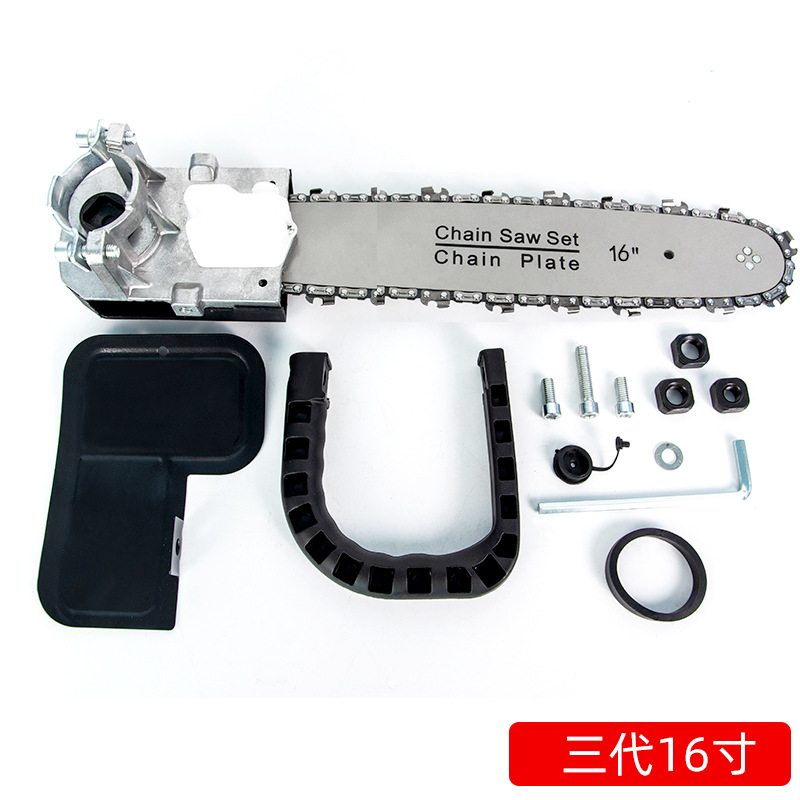 Amoladora angular de fábrica máquina pulidora sierra de cadena eléctrica modificada multifunción modificada pequeña sierra eléctrica rotativa Sierra de registro universal para el hogar