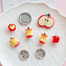 创意仿真立体半立体水果钥匙挂件diy手链洞洞鞋鞋花饰品配件材料