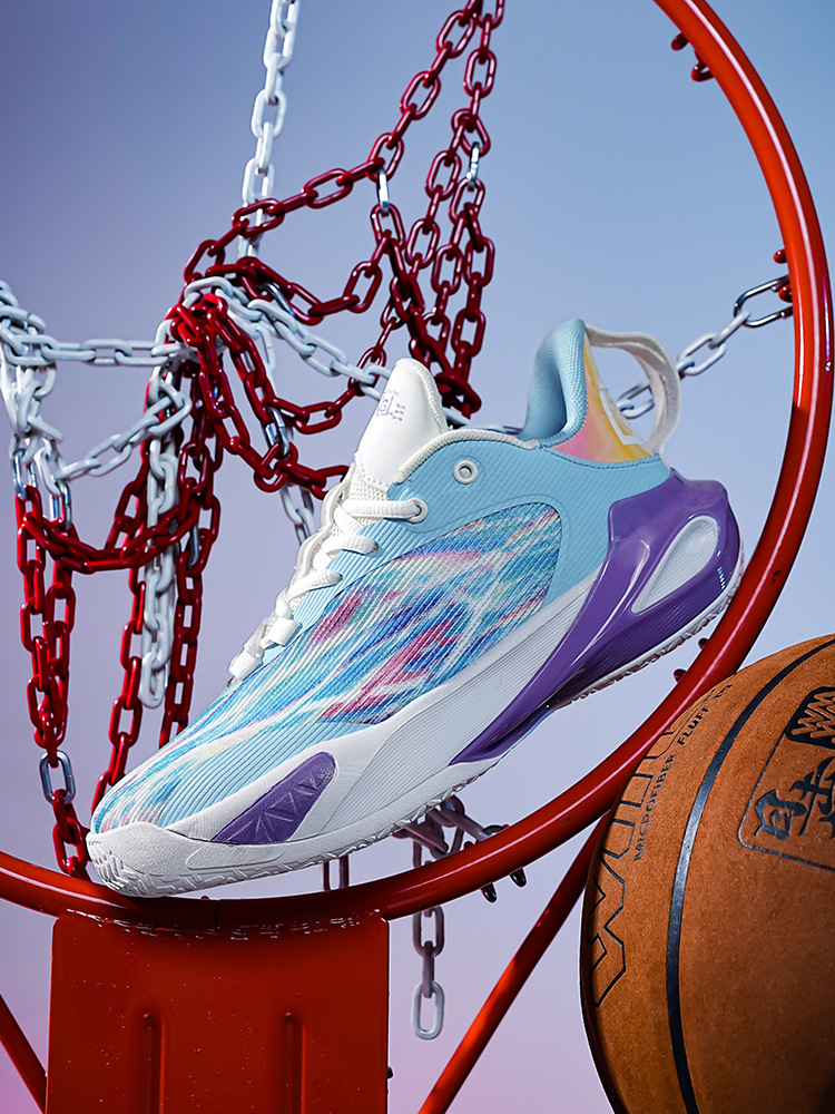Blitz 11 zapatillas de baloncesto de corte bajo, fricción de combate real, sonido, zapatos deportivos para jóvenes resistentes al desgaste, estudiantes, niños de mediana edad
