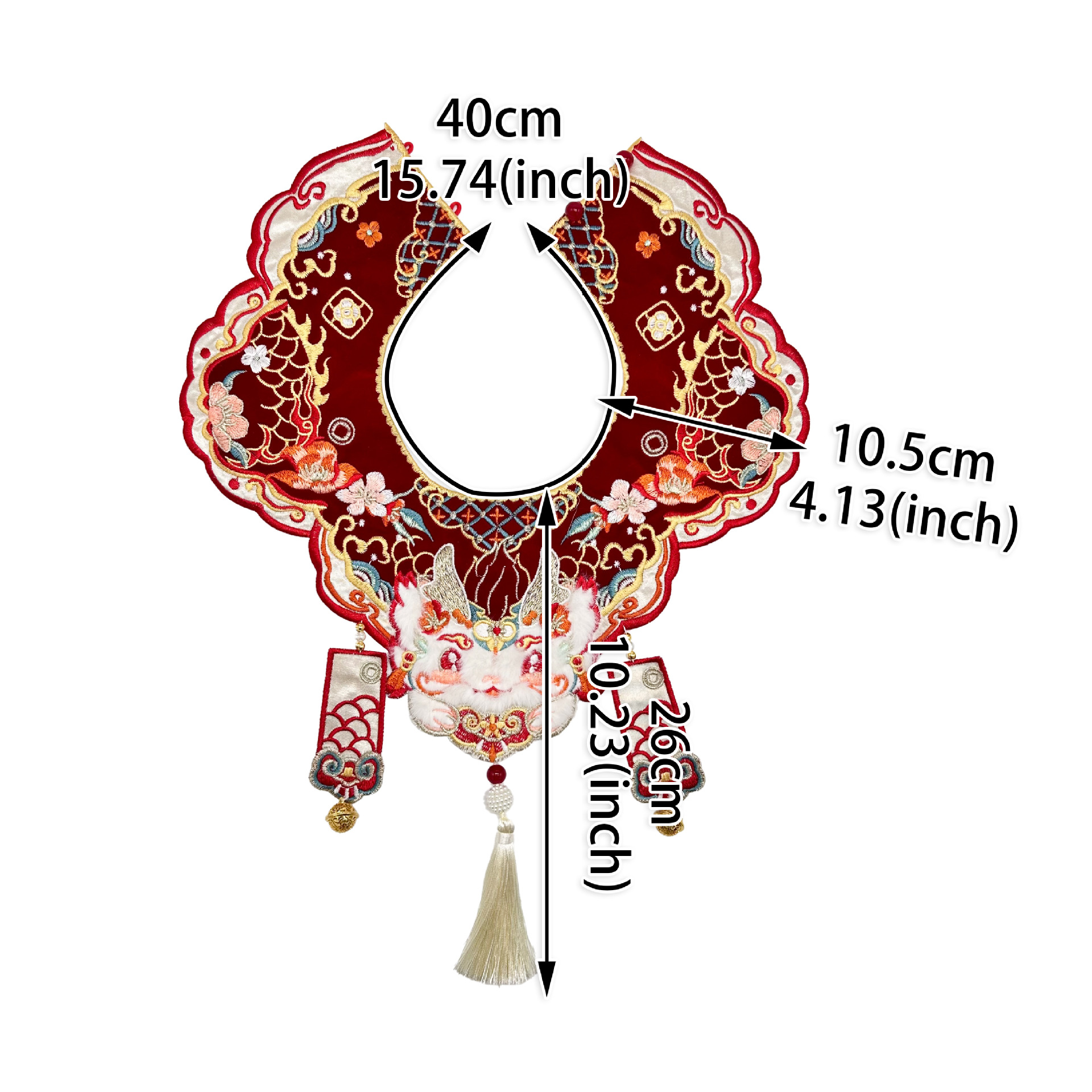 Niños Hanfu cuello bordado nube hombro exquisito nuevo estilo chino campana LiuSu Año Nuevo Hanfu falda de cara a caballo vestido festivo image 6