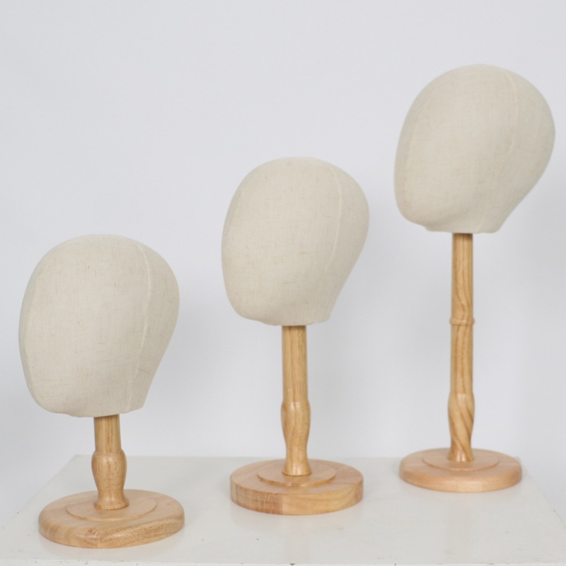 Mannequin head display props, pin-able foam faceless dummy model head for displaying wigs, hats, and jewelry in stores