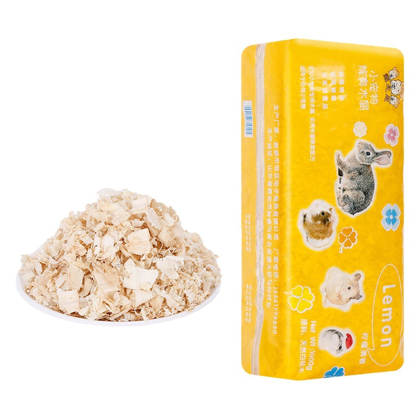 Virutas de madera para hámsteres, arena absorbente, aserrín especial para hámsteres dorados y chinchillas, papel triturado, forro de algodón, suministros desodorantes y sin polvo, natural image 1