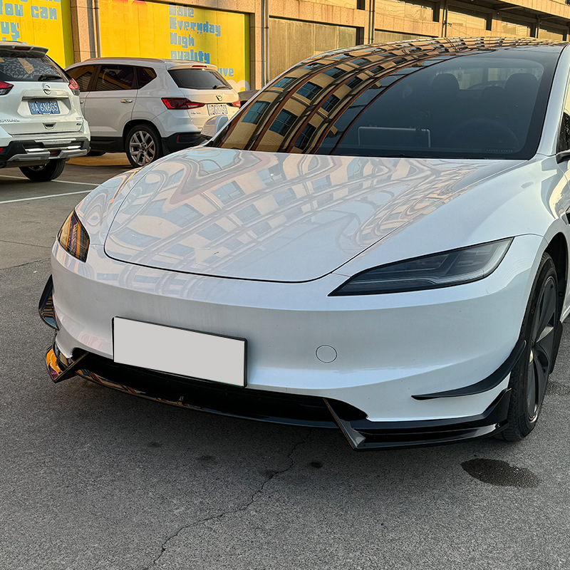 Suitable for Tesla Tesla Tesla Huanxin model3 2024 modified front lip small surrounding front shovel non-destructive installation