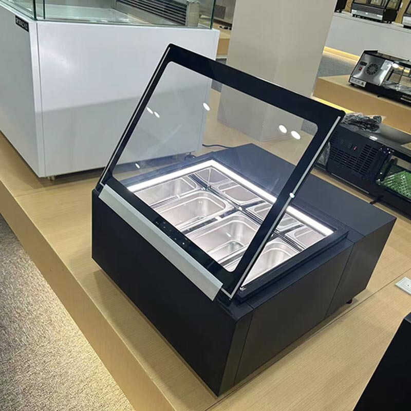 Italian-style ice cream display freezer, small tabletop ice cream freezer, commercial use Italian-style ice cream display freezer, small tabletop ice cream freezer, commercial use
