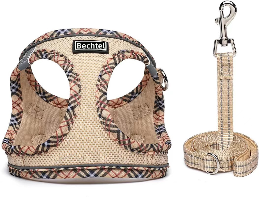 Correa de pecho chaleco tipo cuerda de tracción para caminar cuerda para perros cuerda para gatos adornos perros pequeños artículos para mascotas anti-desprendimiento