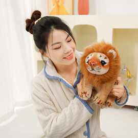 可爱仿真狮子公仔毛绒玩具布偶猫玩偶儿童安抚布娃娃女生日礼物