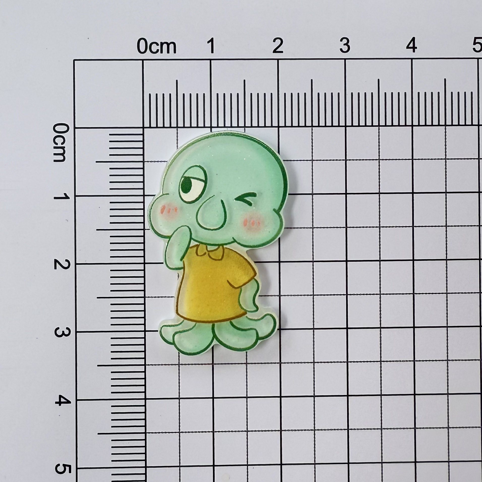 アクリルシートかわいいスポンジボブ DIY ブローチアクセサリー装飾ギフト学生親友カップルバッジアクセサリー