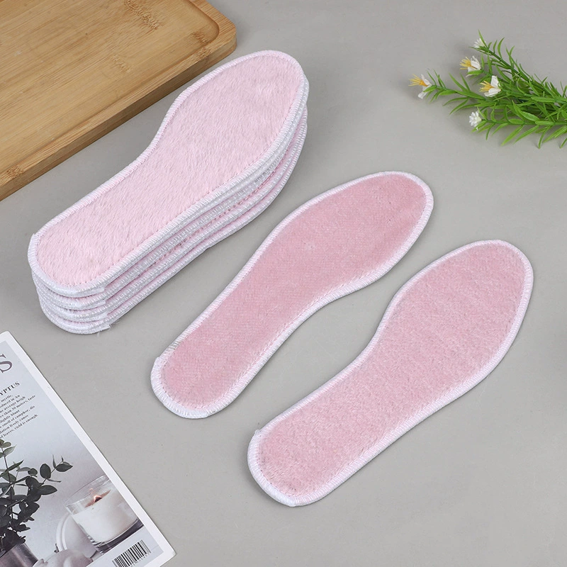 Женские зимние теплые стельки утолщенные и бархатные супер мягкие и удобные