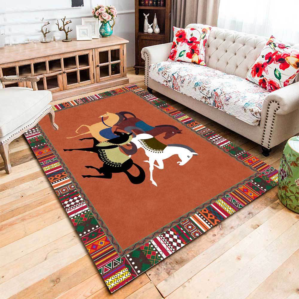 Vintage Nordischer Boho Teppich Für Wohnzimmer Und Schlafzimmer_voghion.com