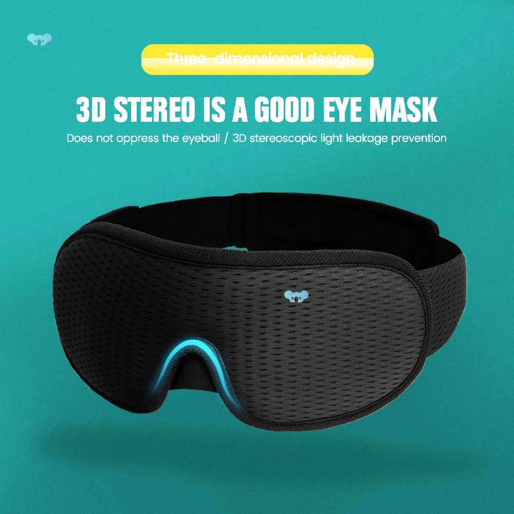 3D маска для сна, блокирующая свет, маска для сна для глаз, путешествия, сон