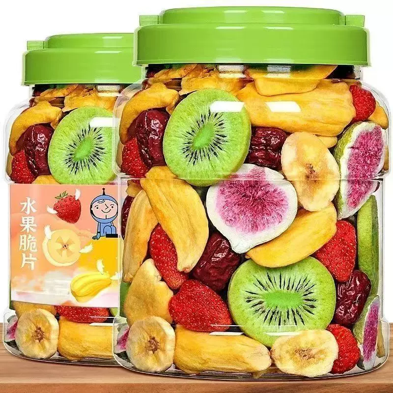 综合果蔬脆什锦水果干蔬菜干混合装秋葵香菇芒果香蕉片冻干果蔬脆