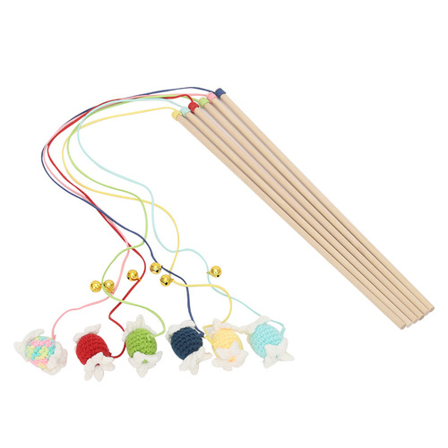 Funny cat stick, cat toy bell, self-entertainment to relieve boredom, long pole cat raising artifact to consume physical energy, kitten, cat and young cat supplies