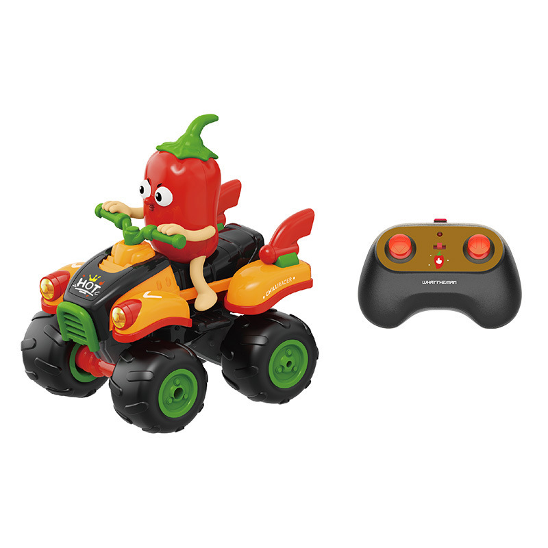 国境を越えた売れ筋 Y05 チリリモコン車のおもちゃ男の子かわいいシミュレーション野菜オフロード車落下耐性モデルレーシングカー|undefined