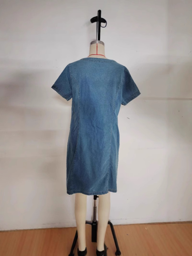 summer denim dress