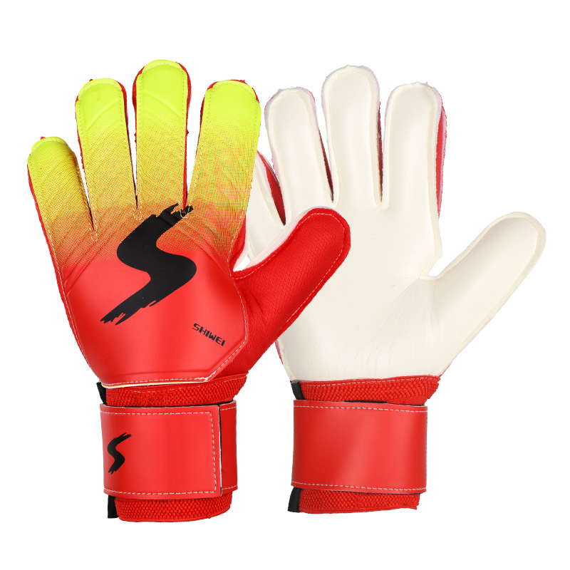 Torwart-Fußballhandschuhe, atmungsaktiv, für Kinder, Grundschüler, Profi, Fingerschutz, rutschfest, abriebfest, für Erwachsene, Training, Herren_voghion.com