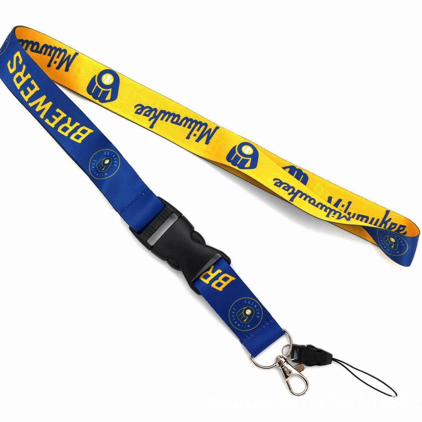 (Cross-border trading), MLB, baseball strap, long keychain with clasp, mobile phone