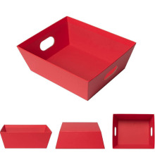 亚马逊新款圣诞平安果包装盒瓦楞彩盒带把手结实耐用的梯形盒子