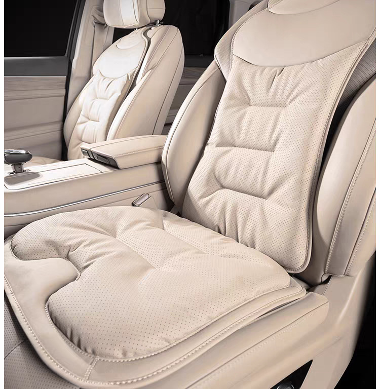 Car seat cushion for all seasons, high-end Nappa leather, export wholesale, foreign trade seat cushion, single-piece seat cover for the rear row