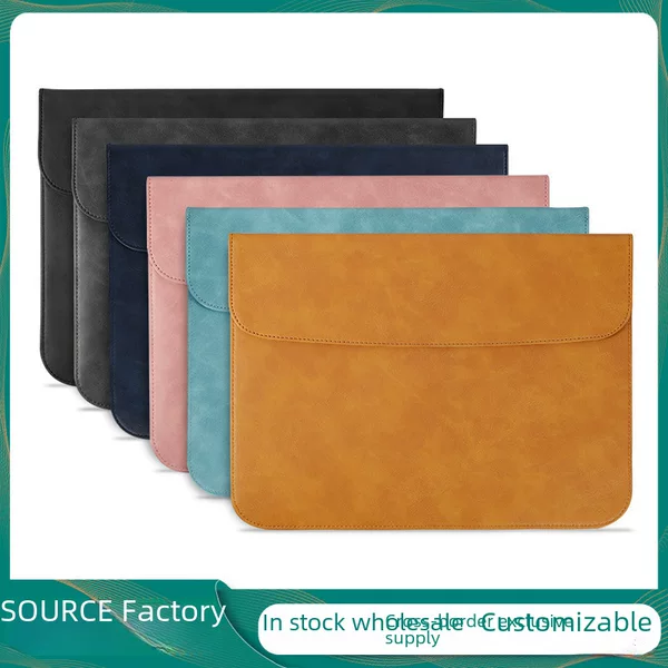 Suitable for Apple Computer Protective Case MacBook Inner Bag Air13.6 Leather Case Pro13 Laptop Bag