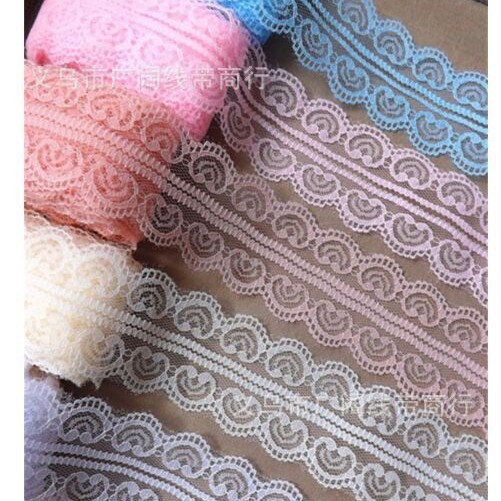 5cm无弹蕾丝花边蕾丝辅料服装花边辅料 桃心内衣花边