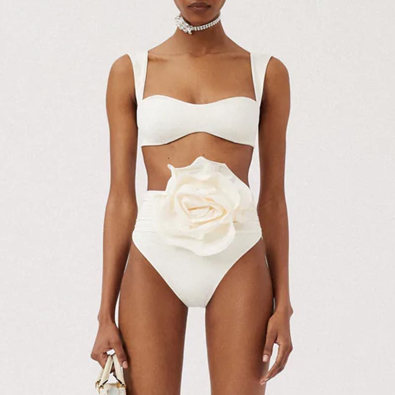 Rose Floral Bikini 3