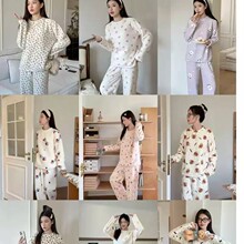 MAD NONO宅家奶舒绒家居服套装睡衣女秋冬珊瑚绒家居服睡衣批发