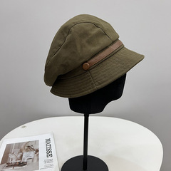 日本設計師款漁夫帽和堆堆帽兩用型帽子秋冬百搭文藝復古畫家帽潮