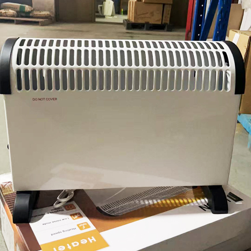 欧规跨境2000W对流暖风机可移动式高效电热丝取暖速热双温控保护