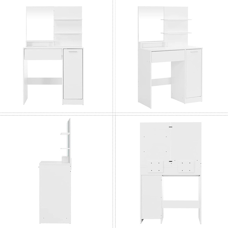 Lujo ligero tocador pequeño apartamento dormitorio moderno simple 2023 nuevo tocador gabinete de almacenamiento integrado gabinete almacenamiento