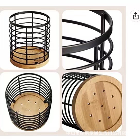 Escurridor Organizador de Cubiertos de Hierro, Multiuso, para Cocina