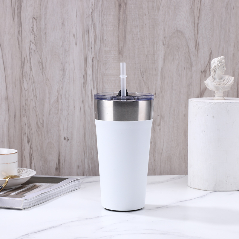 Comercio exterior nuevo 304 taza de vacío de acero inoxidable de doble capa de vacío Boca Grande Cerveza Coche Taza taza de café taza de paja