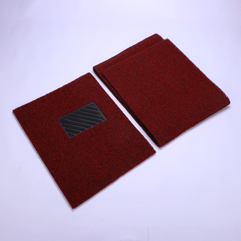 Car mat universal silk ring can be cut easy to clean non-slip foot mat monolithic main driving mat manufacturers
