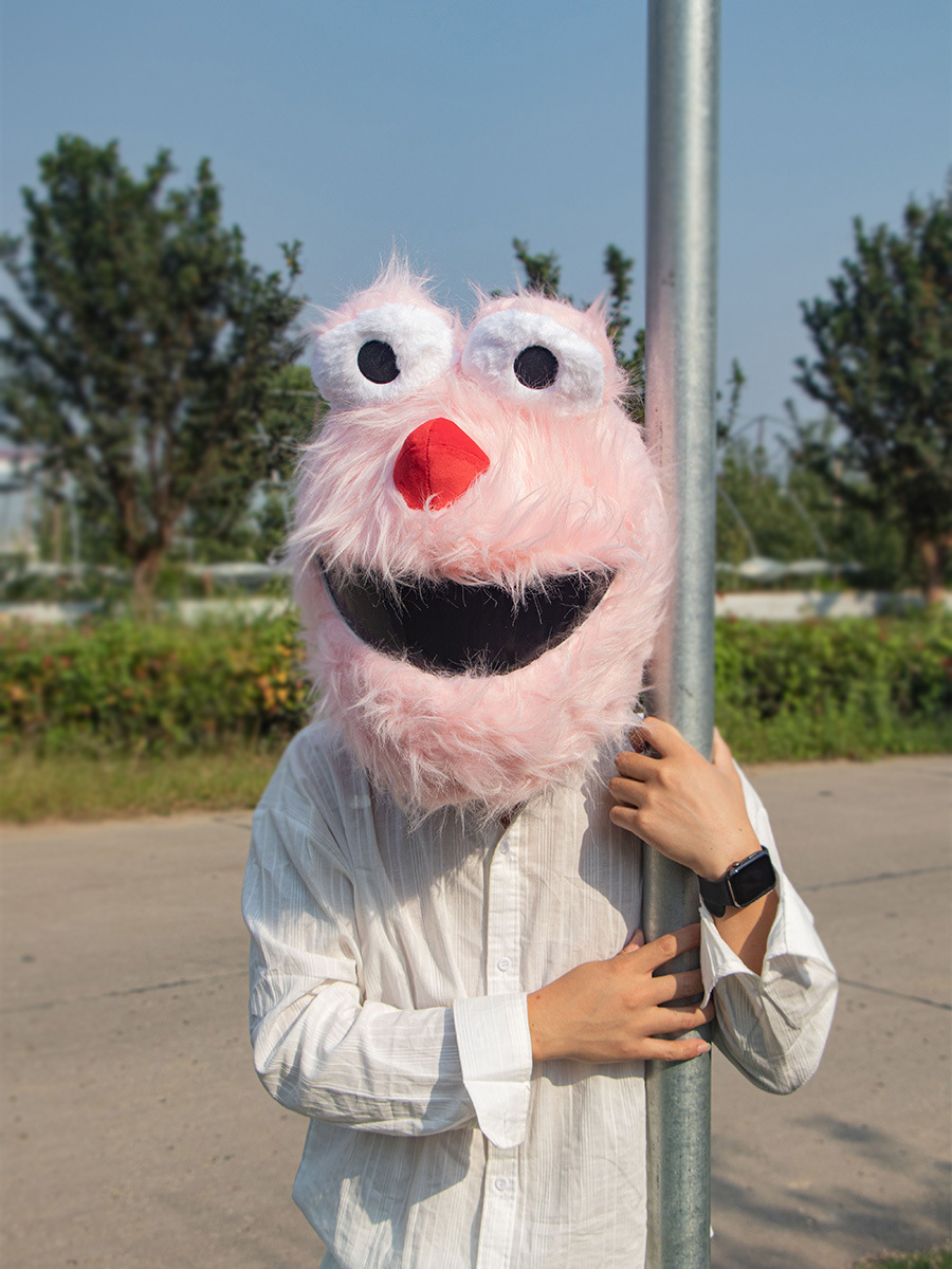 Cubierta de casco de motocicleta Cubierta de casco de felpa puntual Cubierta de casco completo Cubierta de casco de motocicleta Tacón de viento Moda de moda