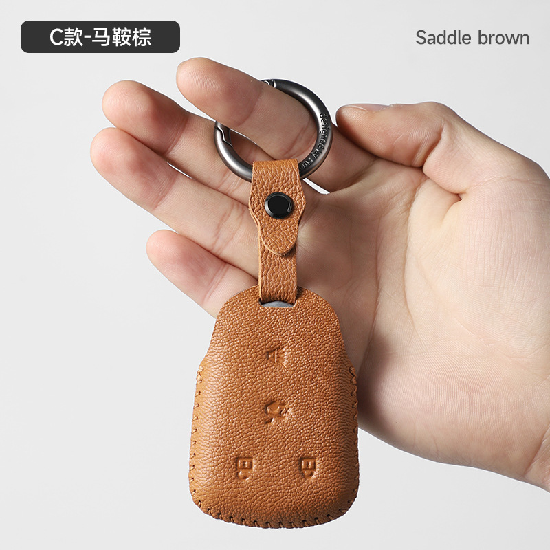 C타입 - 가죽버클 [새들브라운]