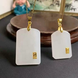 吊坠;天然玉石项饰;项坠